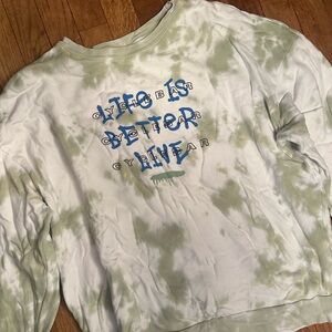 cyclebar life is better live crewneck